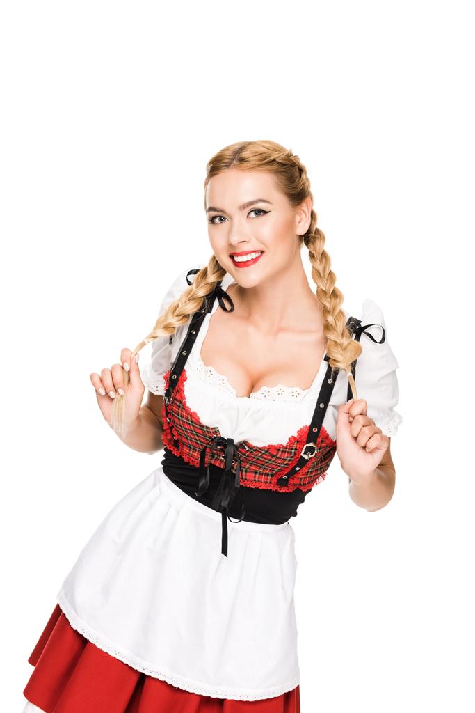 menina alemã em roupa tradicional
 - Foto, Imagem