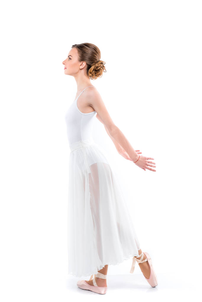 Bailarina en tutú blanco
 - Foto, Imagen