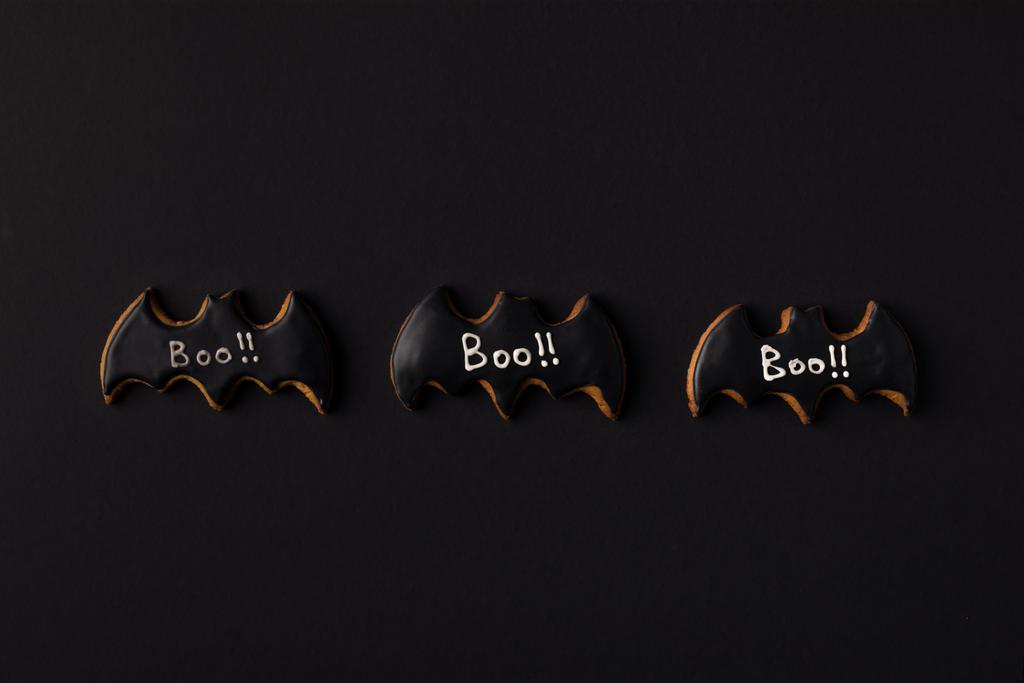 halloween bat cookies - Photo, Image