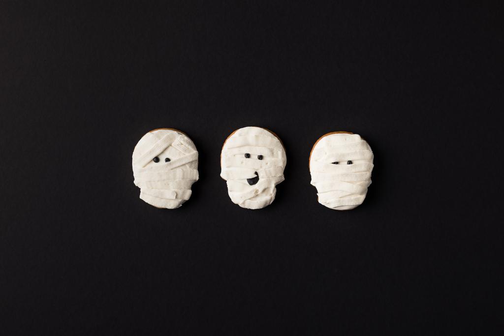 galletas de momia de Halloween
  - Foto, imagen