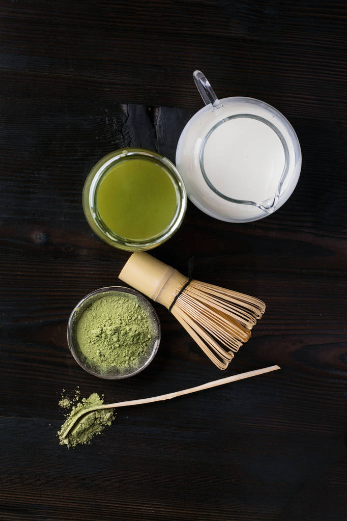 Chá verde matcha
 - Foto, Imagem