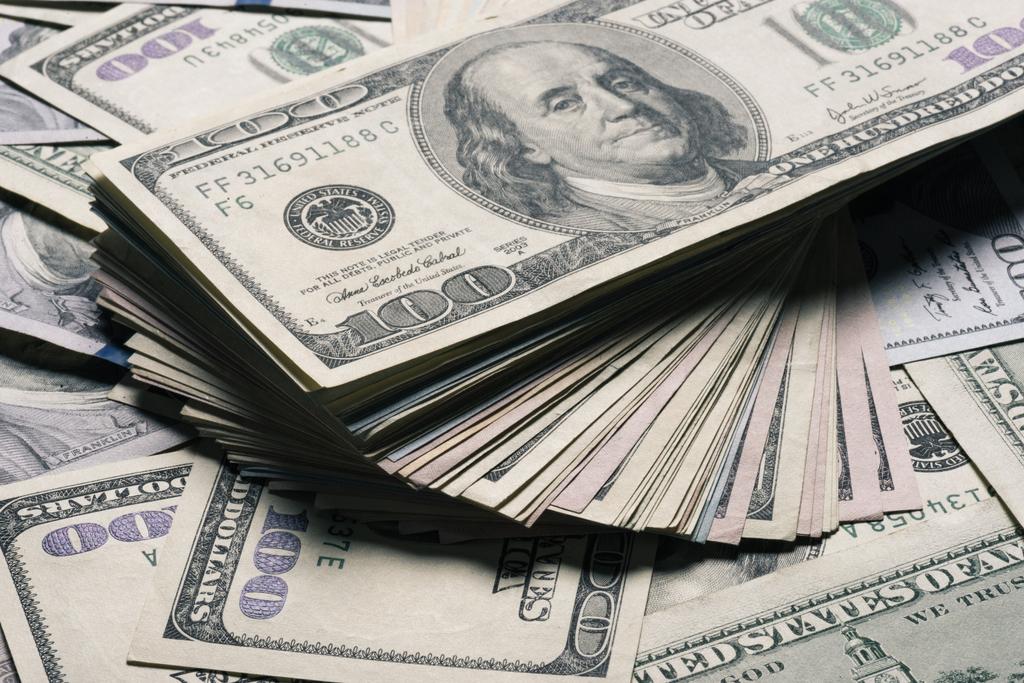dolarlık banknotların arka plan - Fotoğraf, Görsel