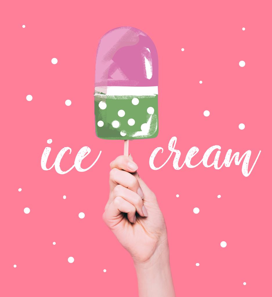 Crème glacée pour mains - Photo, image