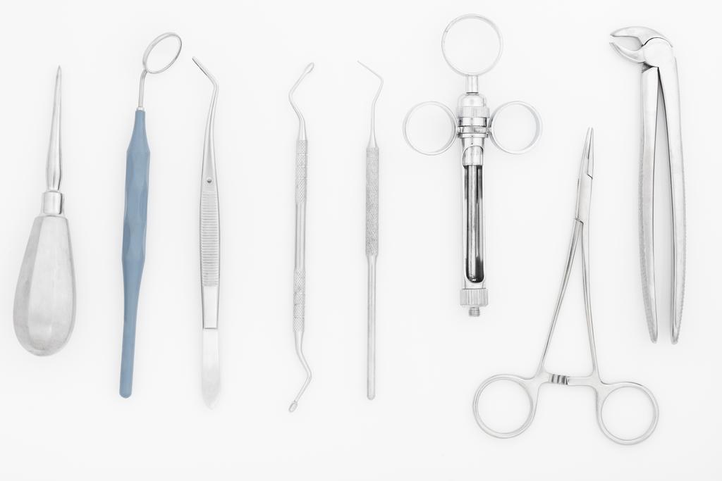 Set van tandheelkundige instrumenten - Foto, afbeelding