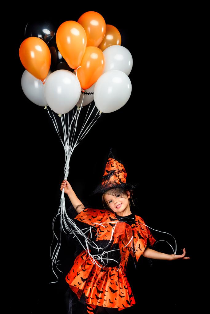 Cadılar Bayramı Balonlu çocuk - Fotoğraf, Görsel