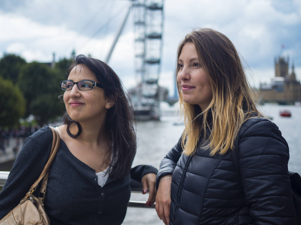 Két barátnő utazni Londonba - Fotó, kép