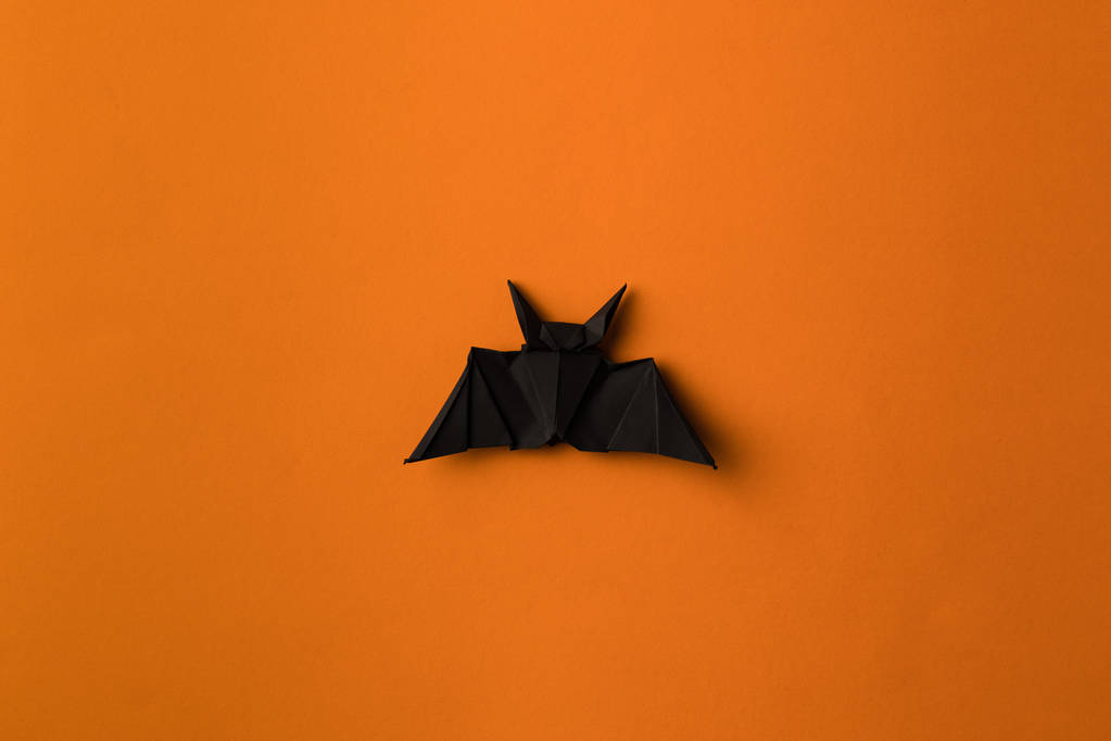 halloween origami bat - Φωτογραφία, εικόνα