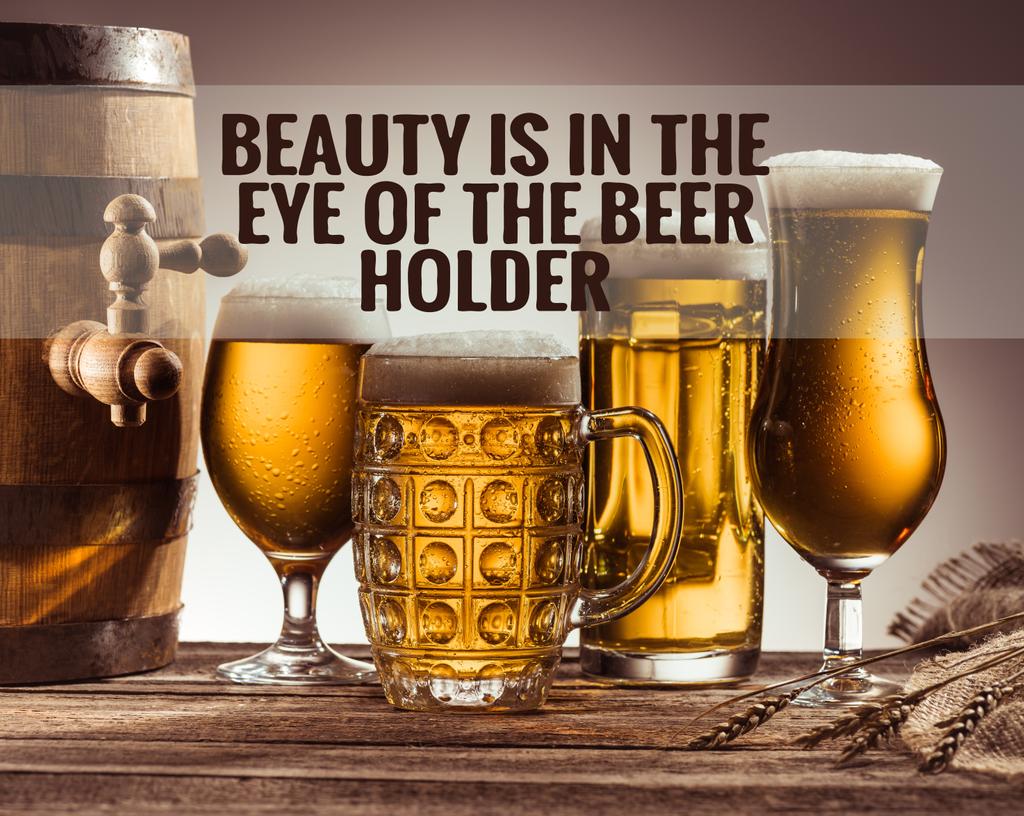 ガラスのビールの品揃え - 写真・画像