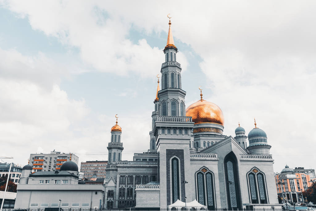 モスクワでグランドの大聖堂モスク - 写真・画像