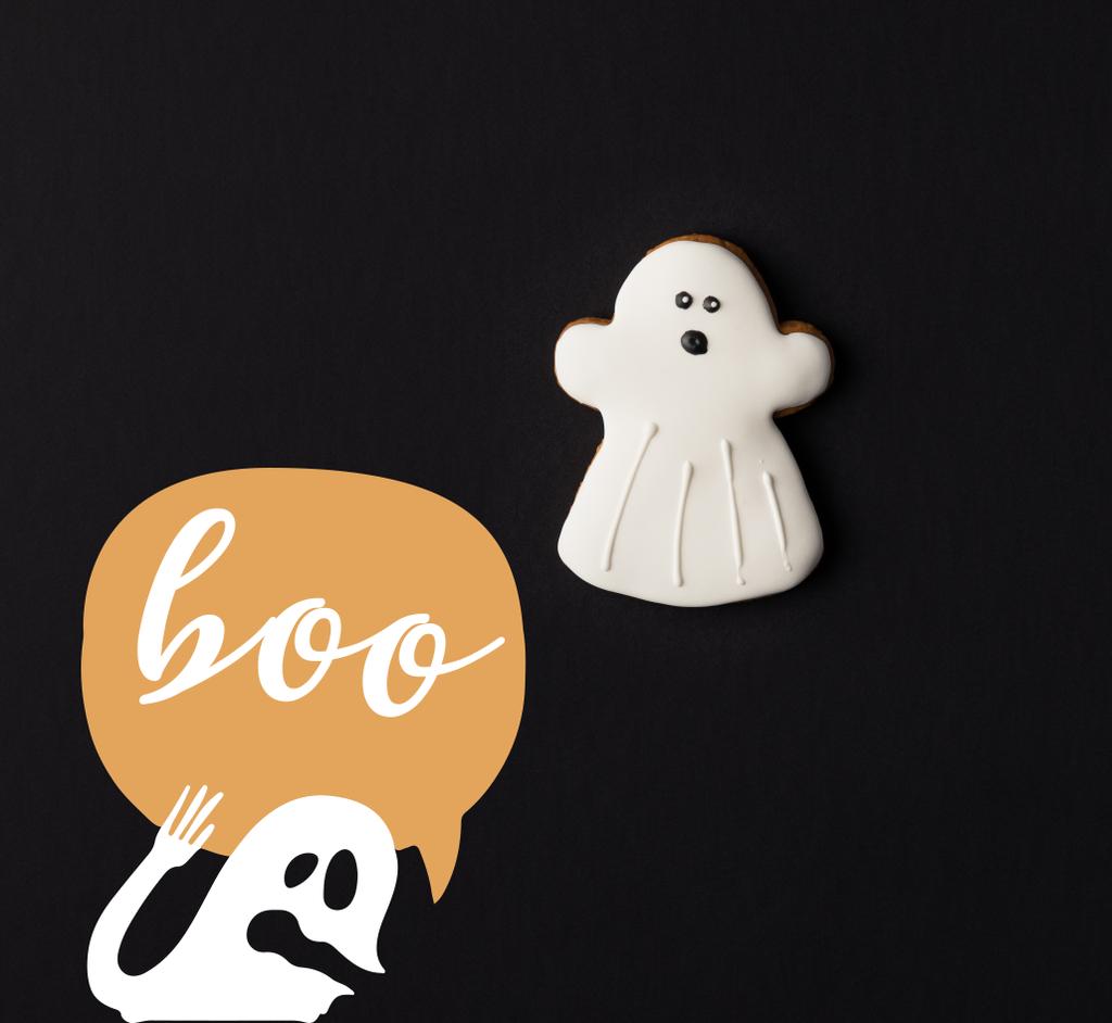 biscuit fantôme halloween
  - Photo, image
