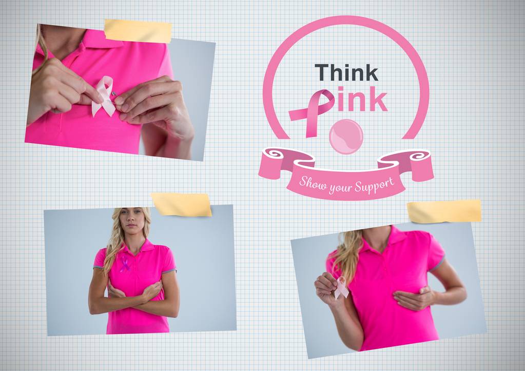 Think pink text  - Fotografie, Obrázek