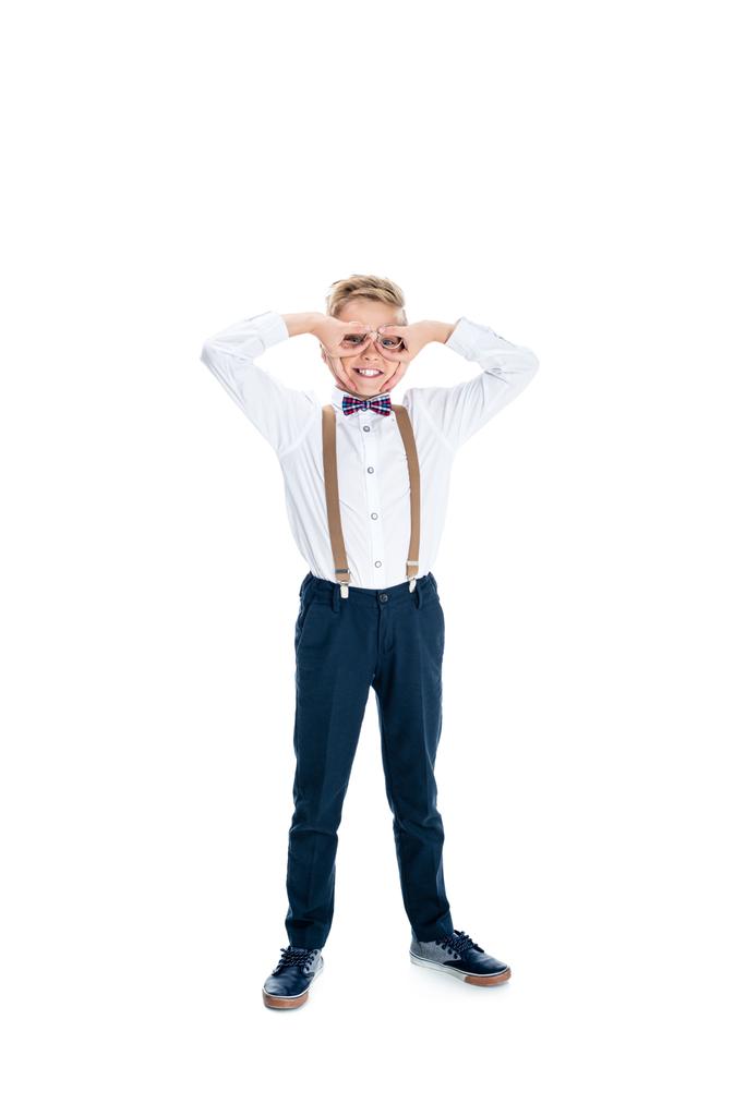 cheerful boy in eyeglasses - Photo, Image