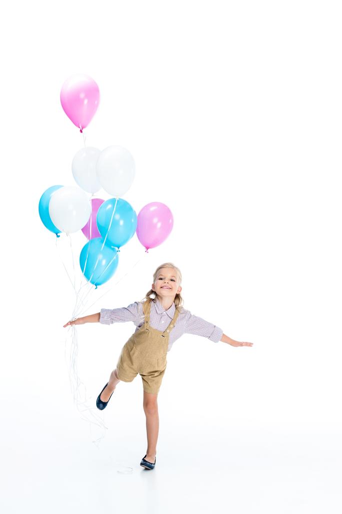 Дитина з повітряними кульками
 - Фото, зображення
