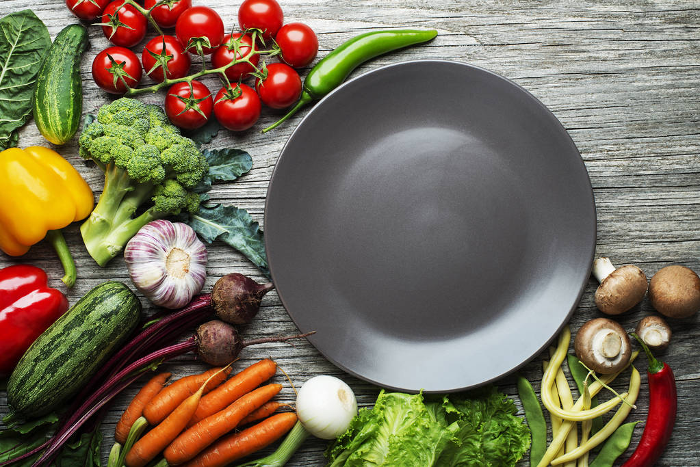 Zeleninové zdravé ingredience  - Fotografie, Obrázek
