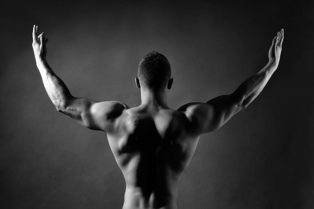 Hombre muscular con cuerpo sexy
 - Foto, Imagen