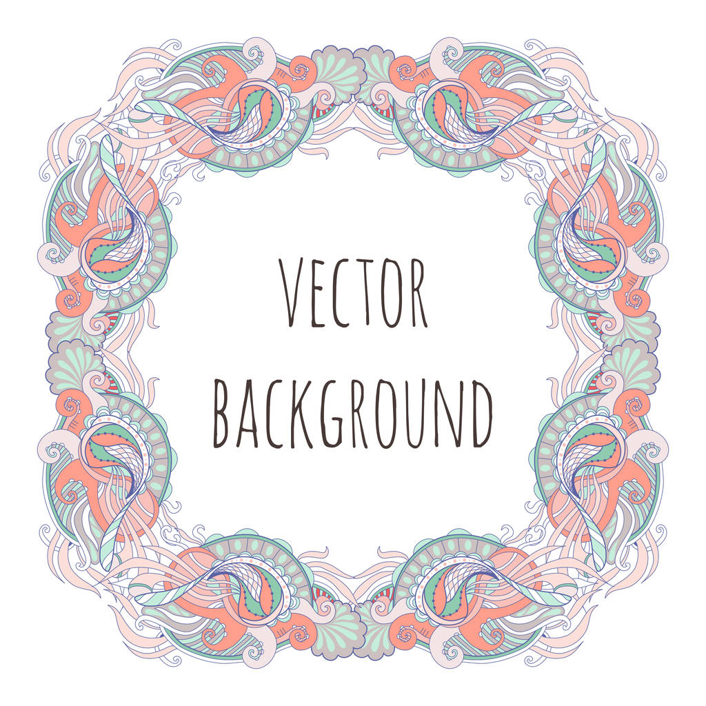 frame met abstract - Vector, afbeelding