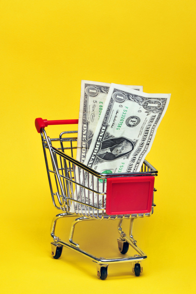 Shopping for money - Photo, Image