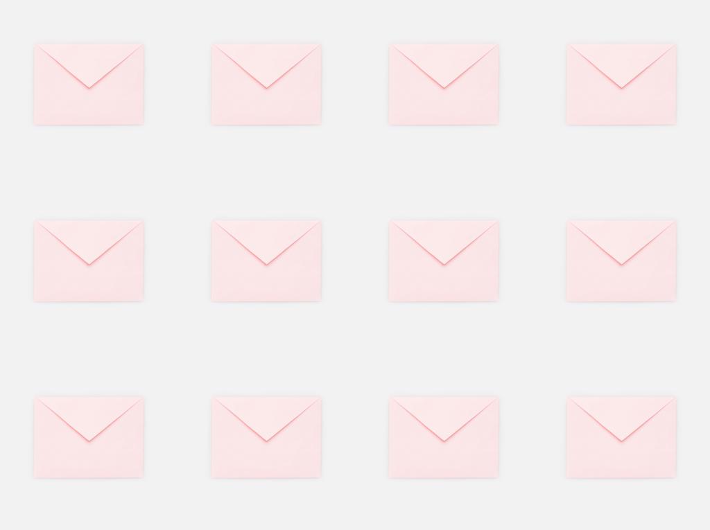 padrão repetitivo de envelopes
 - Foto, Imagem