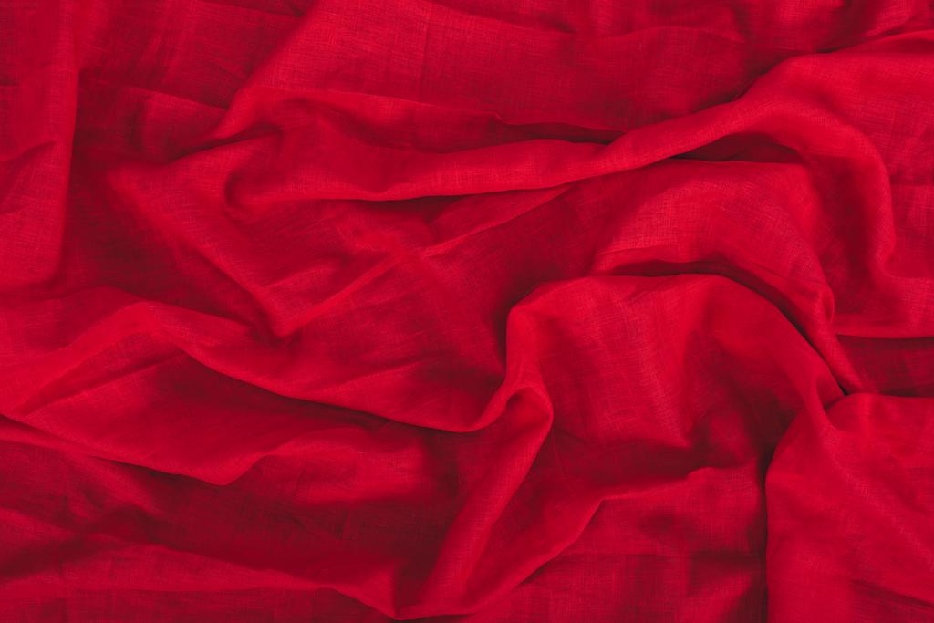 dark red linen texture - Photo, Image