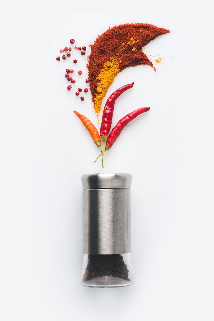 creative spices composition - Photo, Image