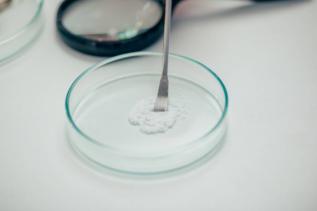 σκόνη σε τρυβλίο Petri - Φωτογραφία, εικόνα