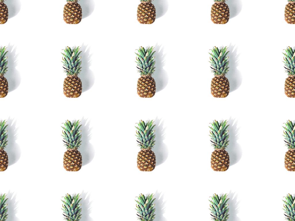 Ananasy tło - Zdjęcie, obraz