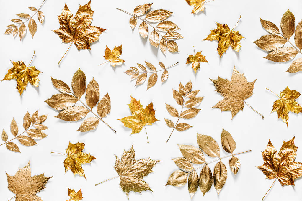 authentischer Hintergrund mit Blättern - Foto, Bild