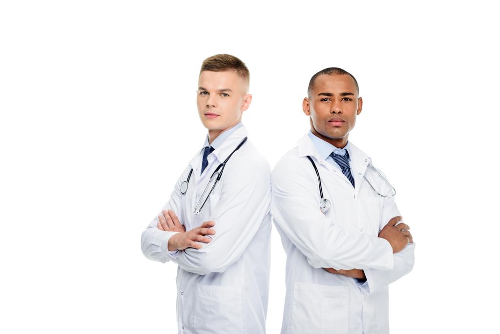 erkek doktorlarla stetoskoplar - Fotoğraf, Görsel