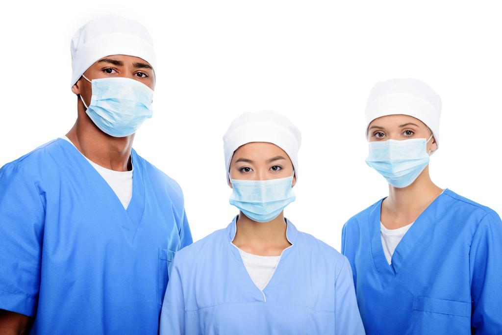 multiethnic surgeons  - Photo, Image