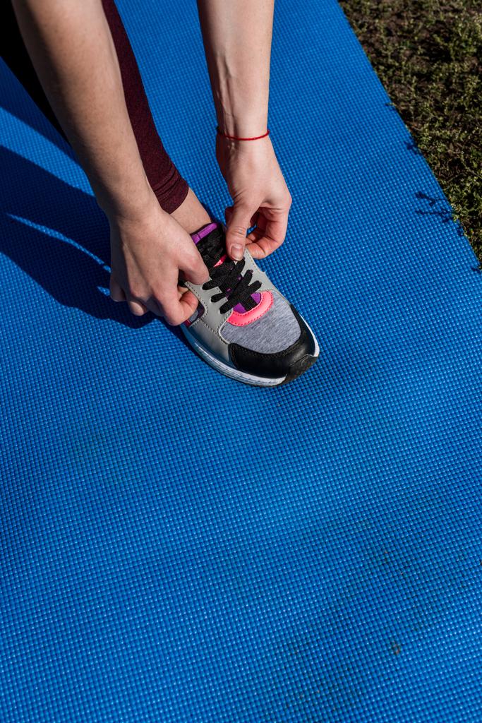 kadın bağlama Ayakkabı - Fotoğraf, Görsel