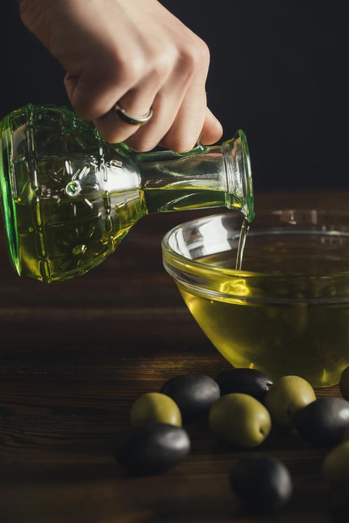 olijfolie - Foto, afbeelding