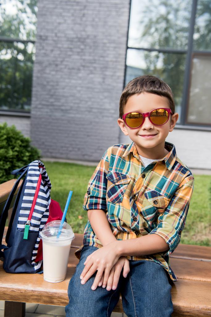 preschooler boy in sunglasses  - Photo, Image