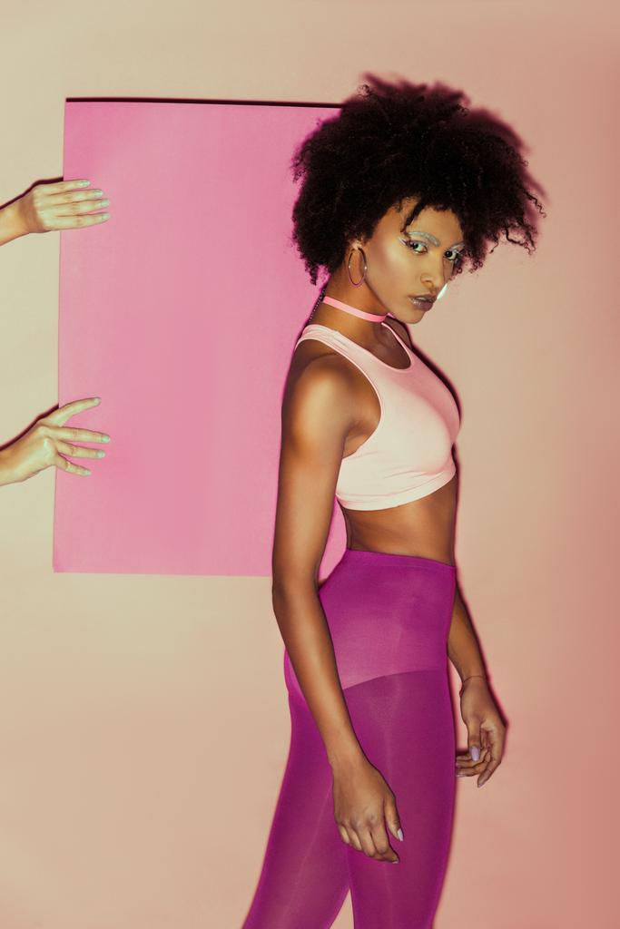 Afro-Amerikaans model - Foto, afbeelding