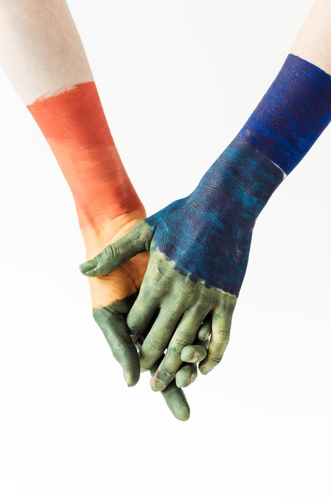 para lesbijek, trzymając się za ręce - Zdjęcie, obraz