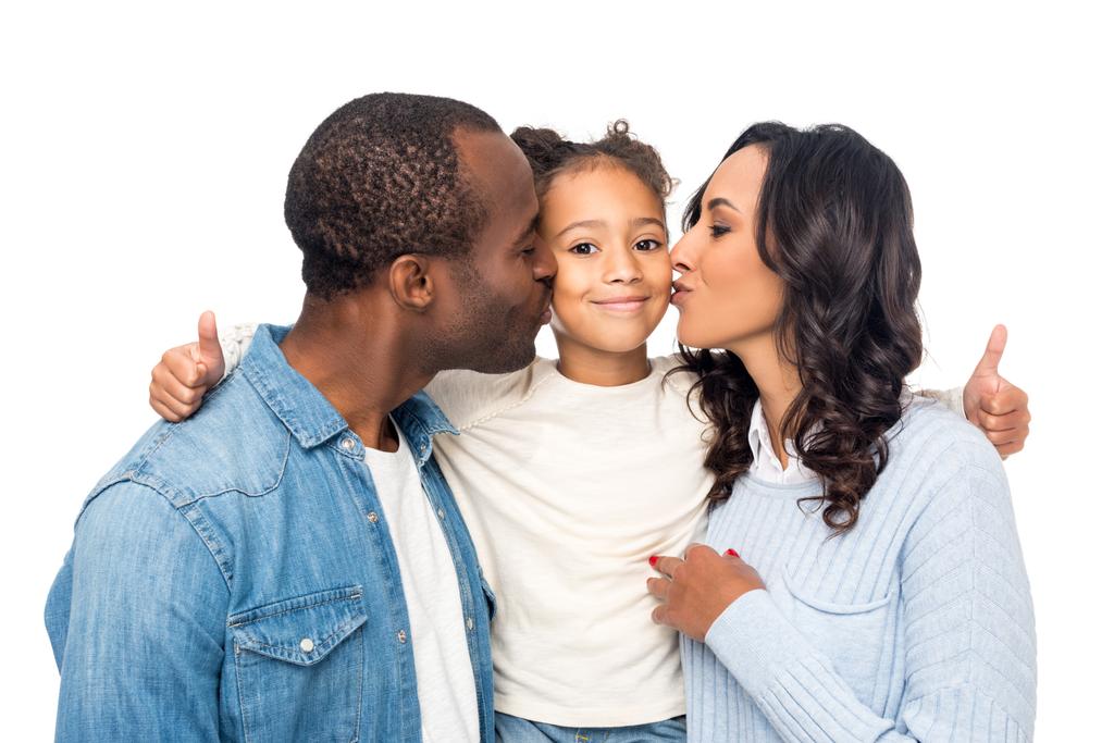 gelukkige Afro-Amerikaanse familie - Foto, afbeelding