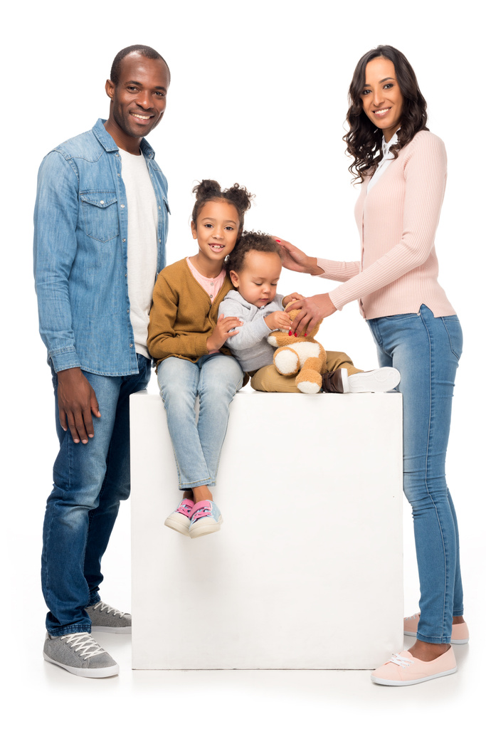 Afro-Amerikan Aile  - Fotoğraf, Görsel