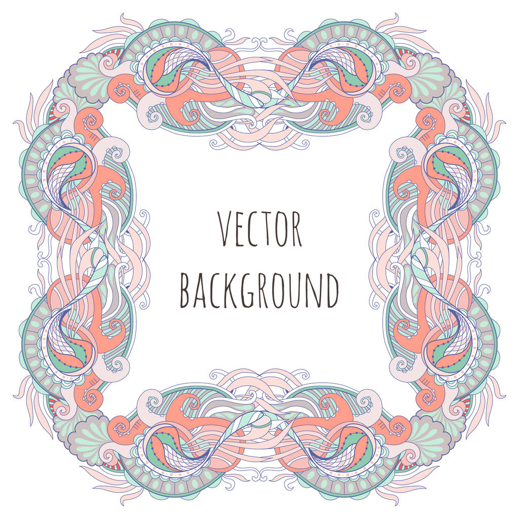 frame met abstract - Vector, afbeelding