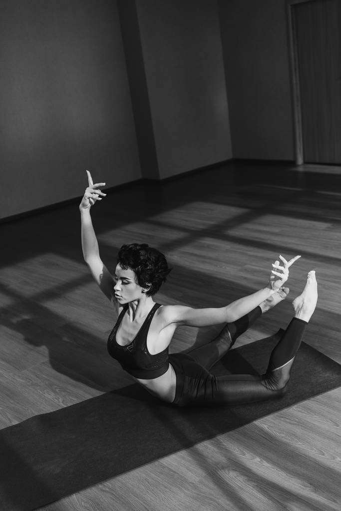 woman in Easy bow pose - Photo, Image