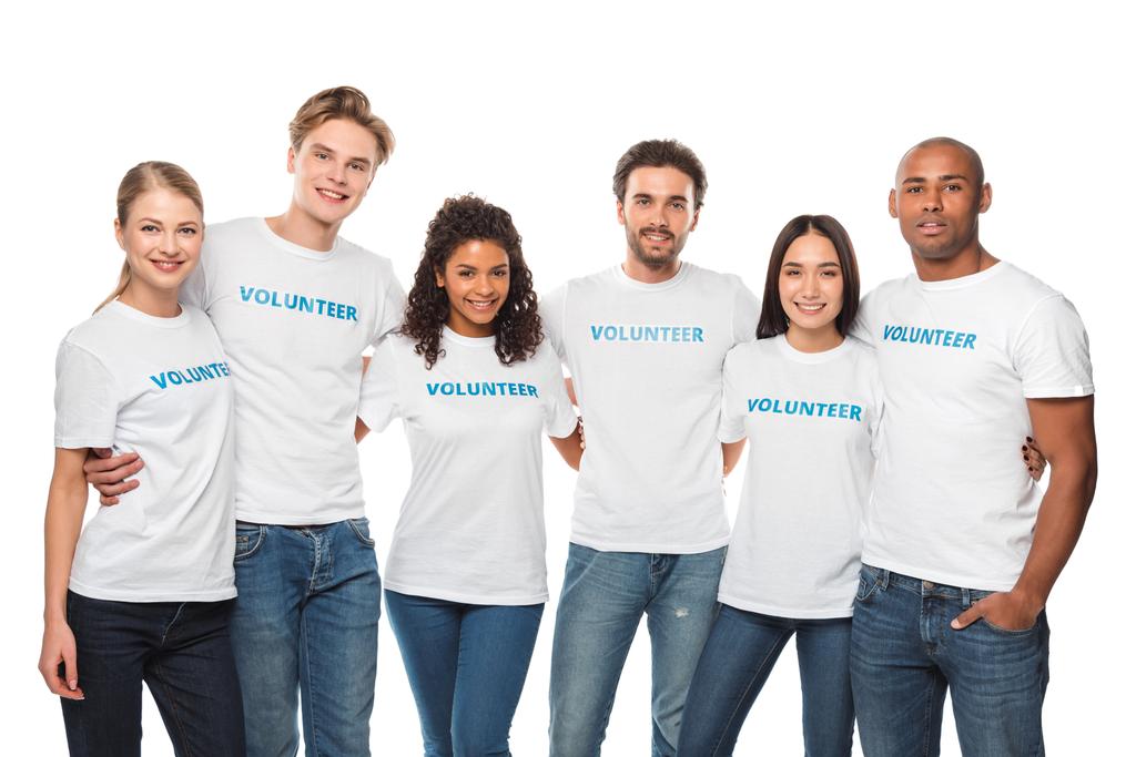 grupo multiétnico de voluntários
 - Foto, Imagem