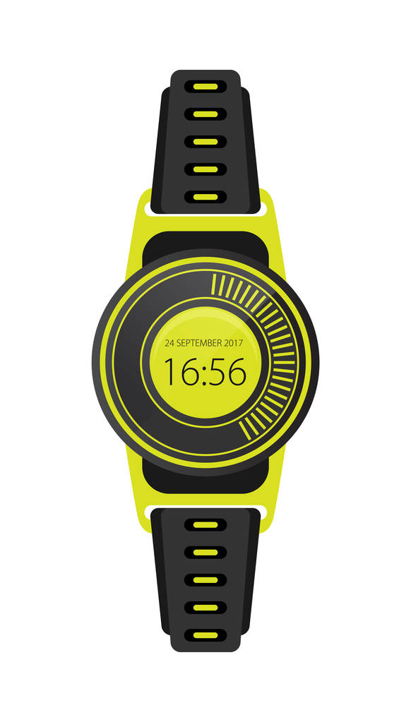 Wearable-Technologie für Smartwatch - Vektor, Bild