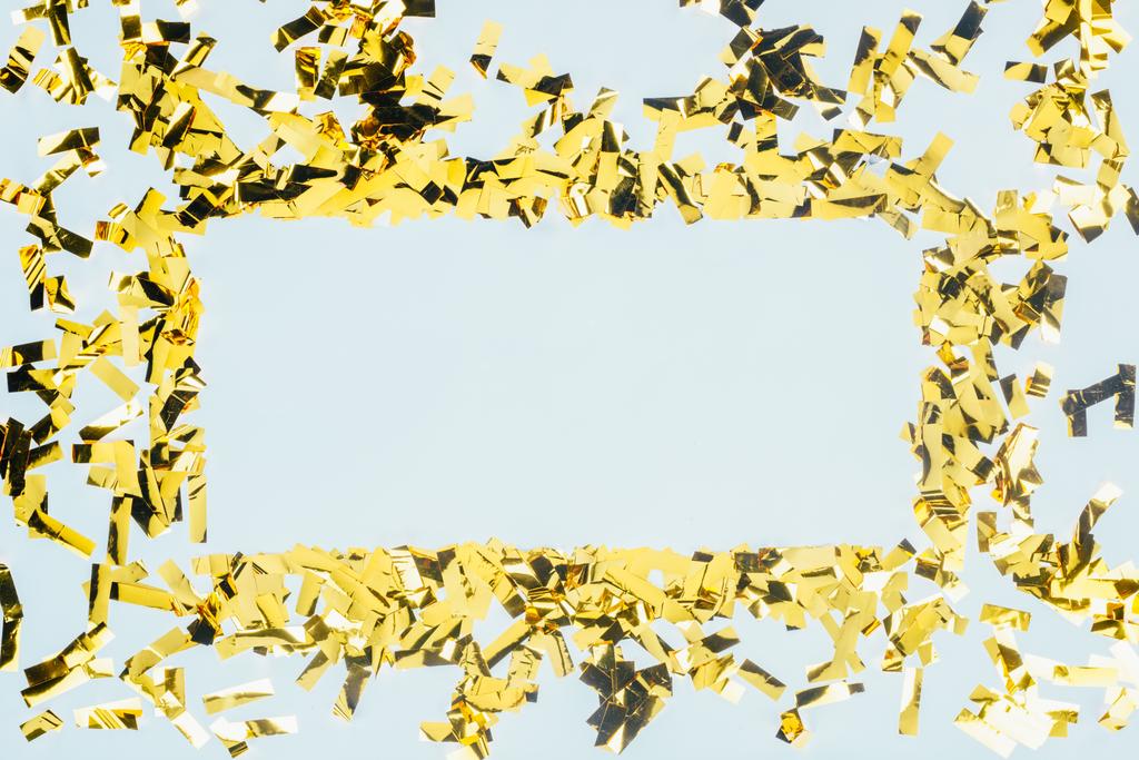 cadre en confettis dorés
 - Photo, image