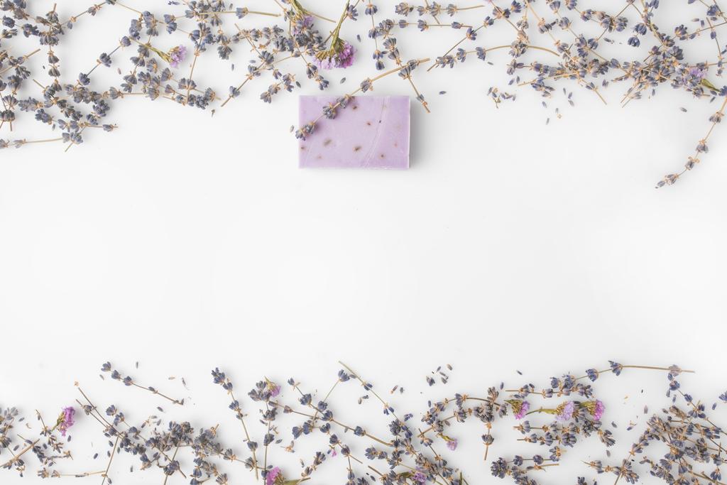Handgefertigte Lavendelseife - Foto, Bild