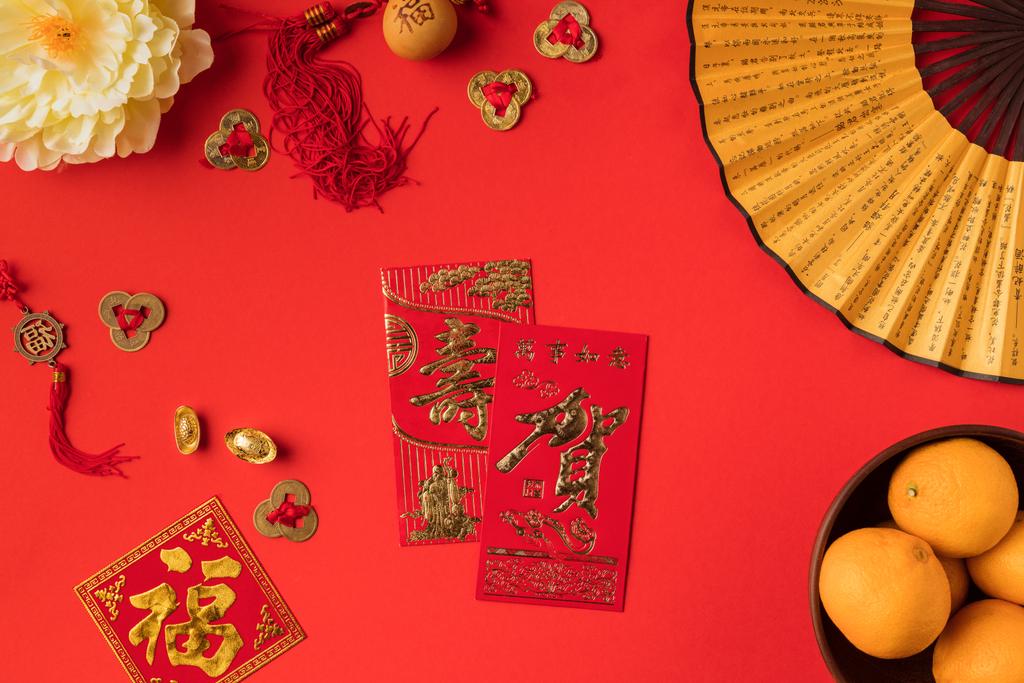 decorazioni cinesi e mandarini
 - Foto, immagini