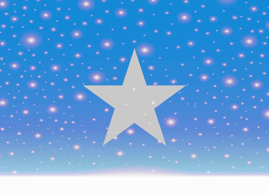 Flaga Somalii na tle Boże Narodzenie - Wektor, obraz