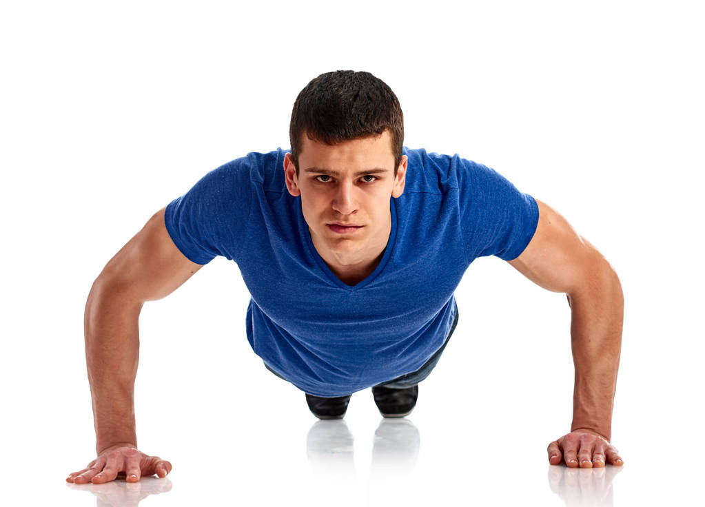 fitness homme exercice push ups
 - Photo, image