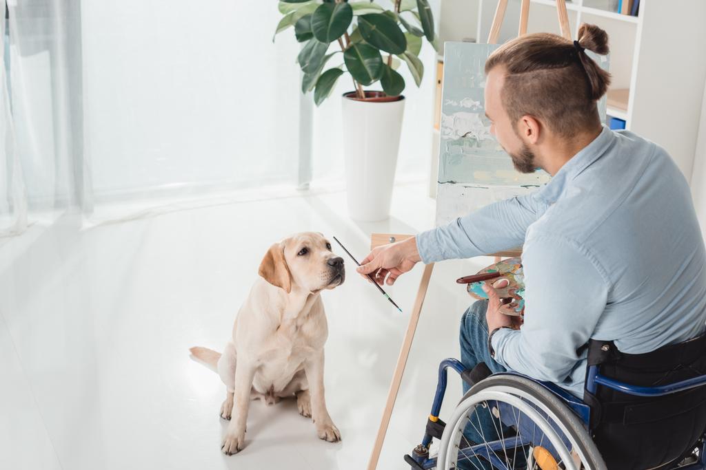 disabili uomo pittura
 - Foto, immagini