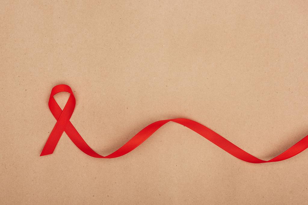 rode aids lint - Foto, afbeelding