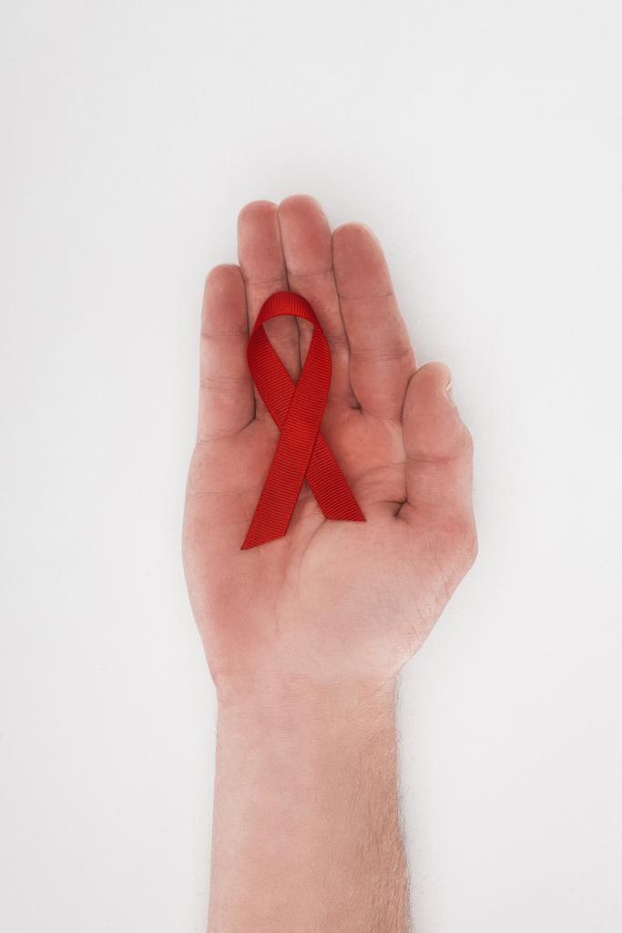 Fita vermelha da SIDA
 - Foto, Imagem