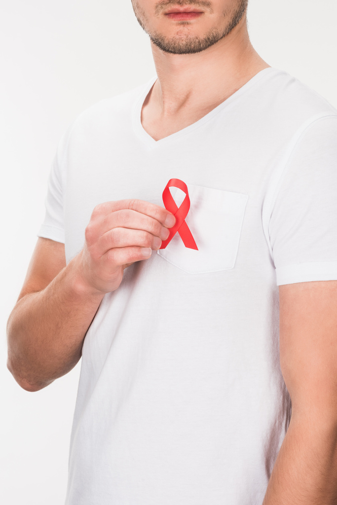 AIDS şerit adamla - Fotoğraf, Görsel