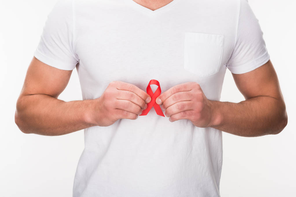 röd aids ribbon - Fotografie, Obrázek